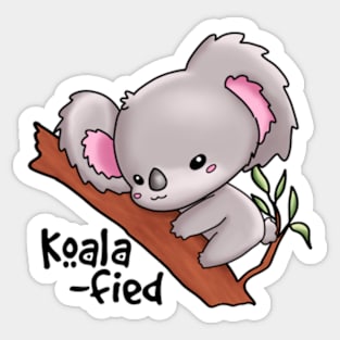 Koalafied Sticker